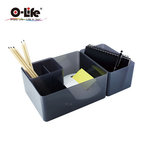 【O-Life】B-012stacking storage box-white 3-piece set, , large