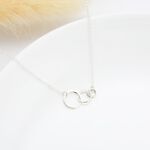 【Angel & Me】Complete Circle Round s925 sterling silver necklace gift, , large