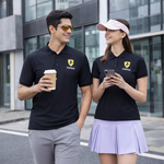 【FALALI】Short-sleeved cooling polo shirt - Women's (black) , , large