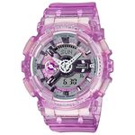 CASIO 卡西歐 G-SHOCK 未來系列 半透明女錶手錶 GMA-S110VW-4A, , large