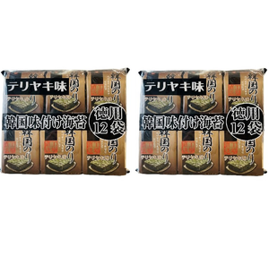 【韓國海苔】Orionjako韓國照燒風味海苔12入x2組