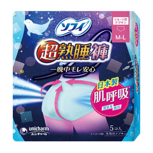 蘇菲超熟睡肌呼吸褲型衛生棉5片