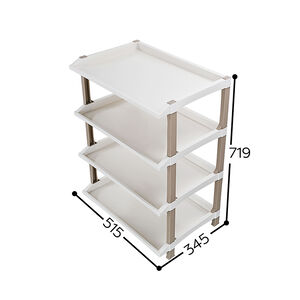 A564 Plastic Cart(4 Tiers)