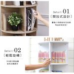 免運 澄境 低甲醛可旋轉直立式收納書櫃 BO044  書櫃 收納櫃 櫃子 旋轉書櫃 置物櫃 邊櫃 展示櫃 大容量 台灣製, , large
