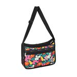 Lesportsac Deluxe Everyday Bag 奢華斜背包/ 繽紛花園, , large