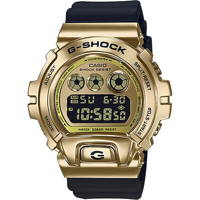 CASIO 卡西歐 G-SHOCK DW-6900 25週年金屬手錶 GM-6900G-9