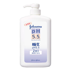 嬌生PH 5.5沐浴乳-2合1潤膚1000ml