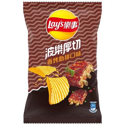 樂事波樂香烤肋排口味洋芋片85g