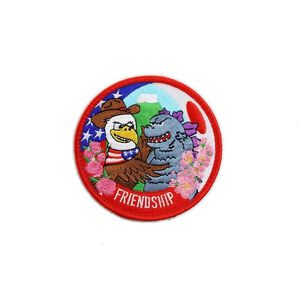 【K.T.Tactical 鎧德】美日友誼章刺繡臂章｜戰術魔鬼氈識別章・軍風裝備必備｜K.T.Tactical 鎧德