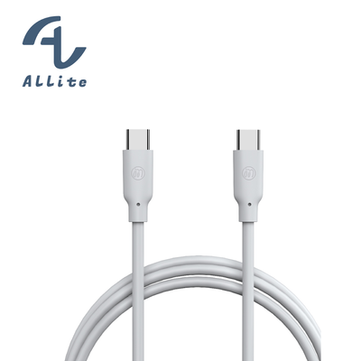 [萬摩科技]Allite 1.5 M 液態矽膠充電線（USB-C to USB-C）冷霧灰