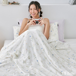 【Great Living 格蕾寢飾】義大利La Belle 眠綿冰升級2.0 玻尿酸抗菌涼感涼被 150x195cm(任選涼被 夏被), , large