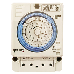 【感應王照明】STP-151軌道型定時器【15A-機械式操作-可停電補償-24小時計時型-石英電路計時-台灣製造】