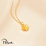 【Prisme Gold】黃金項鍊 幸運草 鍊墜項鍊 (金重：約0.08錢&plusmn;0.03), , large