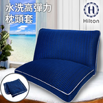 【Hilton 希爾頓】全水洗6D透氣抗菌冷卻枕套 (B0266-L) 10/21-12/31 滿千送【AOC】超聲波智能電動牙刷1個, , large
