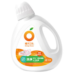 [箱購]橘子工坊天然濃縮制菌洗淨病毒洗衣精1800ml毫升 x 6Bottle瓶