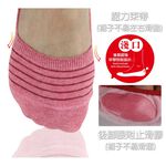 【BVD】簡約條紋休閒女襪套-B248 女襪 襪子 隱形襪, , large