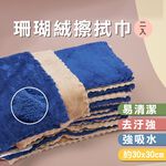 珊瑚絨抹布 抹布 廚房抹布 吸水抹布 擦手巾 珊瑚絨擦拭巾(2入) SP-DS04 【旺達棉品】, , large