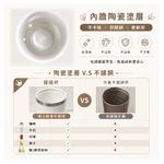 [e鞋院]伴佳家陶瓷雙飲提提杯/冰壩杯 海霧灰, 海霧灰, large