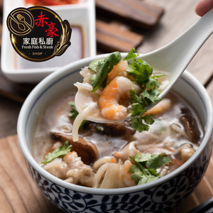 經典古早味干貝蝦仁海鮮羹1包(1200&plusmn;10%/包)_任選