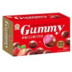 義美草莓QQ糖巧克球135g, , large