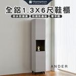 【Hampton 漢汀堡】諾尼全鋁1.3X6尺鞋櫃, , large