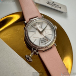 [星晴錶業]Vivienne Westwood手錶,32mm,VW30324銀白色錶面銀錶殼粉紅真皮皮革錶帶款, , large