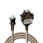 SYNCO 5m Desert Color Power Extension Cord with Bag New Safety Regulations MIT, , large