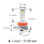 【PA LED】Corolla Altis 11 11.5代 H8 H11 LED 大燈 霧燈 內建驅動 頭燈, , large
