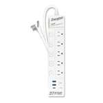 Energizer GaN 37W 6-port 3-outlet 5-port USB extension cable, 1.8m (2 USB ports, 1 TYPEC, new safety standard, made in Taiwan), , large