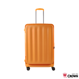 【CROWN】Airstride 28吋擴充登機箱-琥珀橘