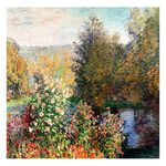 【御畫房】花園的一角 國家一級畫師手繪油畫80&times;80cm(VF-176), , large