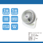 鉅玉經典｜電風扇 電扇 歌林 空氣循環扇 6吋 循環扇 電扇 空氣扇 桌上型 壁掛 三段風速 超靜音 KFC-MN623, , large
