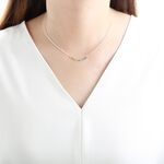 【Angel & Me】Smile Rainbow s925 sterling silver necklace Birthday gift, , large