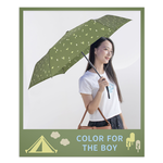 Tri-Fold Compact Automatic UV Protection Umbrella, , large