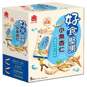 義美好食堅果-小魚杏仁120g