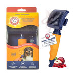 【PawHomie】ARM&HAMMER 魔法按鍵順毛梳 (玫瑰/香草) 寵物 寵物梳子 狗狗梳子 順毛梳 開結梳, , large