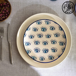 【SOLO Vintage】LCW Home 21cm Guardian Evil Eye Plate Made in Turkey, , large