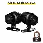 ◆六姐的店【全球鷹 Global Eagle】 EX-102雙鏡頭機車行車記錄器 *可提供安裝*, , large