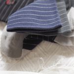 [Kaimei Cotton Industry] 12 pairs set, random and excellent, MIT made in Taiwan, antibacterial and deodorizing bamboo charcoal wide-mouth health socks, striped style, , large