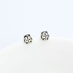 【Angel & Me】瓢蟲 Lady bug s925 純銀耳環 生日送禮 七夕禮物, , large