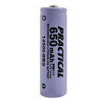實用牌14500/650mAh鋰充電池 PRA-650 低自放電 標準檢驗局認證合格, , large