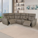 【Homelike】 喜家居9.4尺轉角L型雙電動沙發(2367), , large