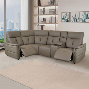 【Homelike】 喜家居9.4尺轉角L型雙電動沙發(2367)