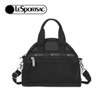 Lesportsac Sheer Round Small Satchel 微透網布小型手提包 半月包 側背包 送禮 禮物 女包(黑色)L261-1818N-LD55, , large