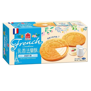 義美法蘭酥-牛奶132克x2盒