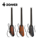 Donner HUSH-I EVO2 無頭靜音吉他 原木色【敦煌樂器】, , large