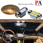 【PA LED】雙尖 28MM 31MM 暖白光 白光 2835 9晶 SMD LED 室內燈 牌照燈 行李箱燈 車廂燈, , large