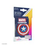 【Asmodee】漫威牌套: 美國隊長(50+1張) MARVEL ART SLEEVES C-AMERICA, , large