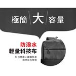 [新加坡AGVA] EVOL系列- BYRON 防潑水電腦後背包-15.6 EV013 曜石黑, , large