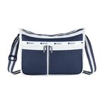 |快速出貨|Lesportsac Deluxe Everyday Bag 經典款斜背包/ 條紋海軍藍, , large